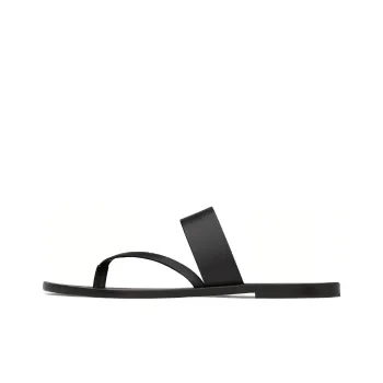 SAINT LAURENT Milo Flip Flops Men's Black