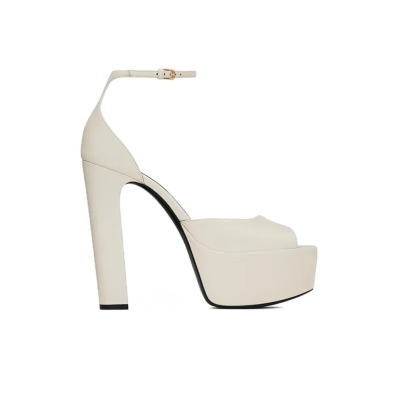 SAINT LAURENT Jodie 145mm Platform Sandals-2