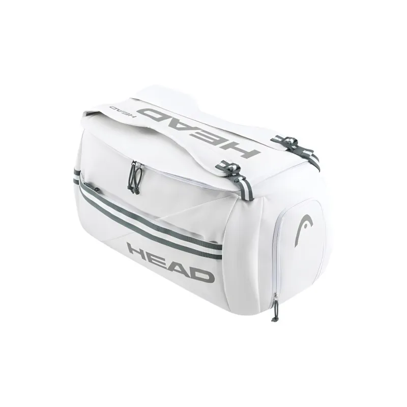 HEAD PU Gym Bag Unisex White Gray-0