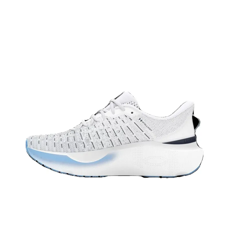 Under Armour Infinite Elite Anti Slip Wear Resistant Low Top Casual Running Shoes Women's White Blue-1