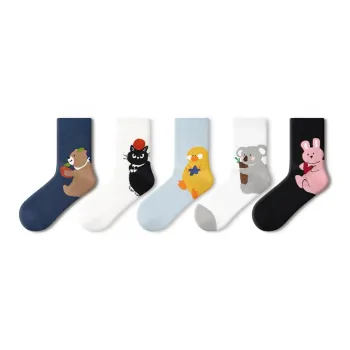 Primeet Mid Calf Socks Women's 5 Pack