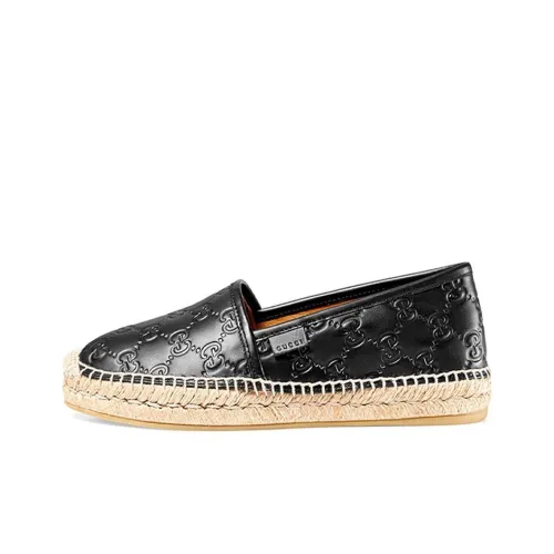 GUCCI Leather Espadrilles Women's