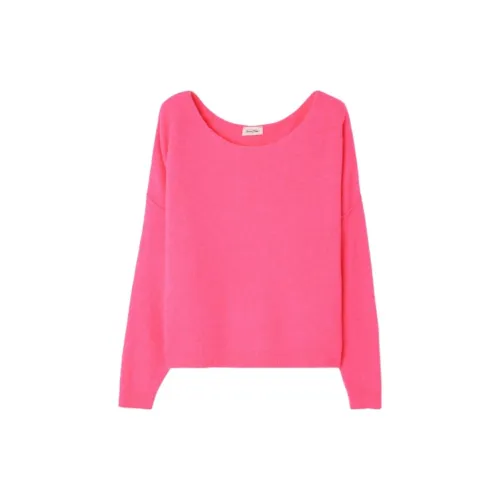 AMERICAN VINTAGE A.M Sweaters Women's Neon Pink Red