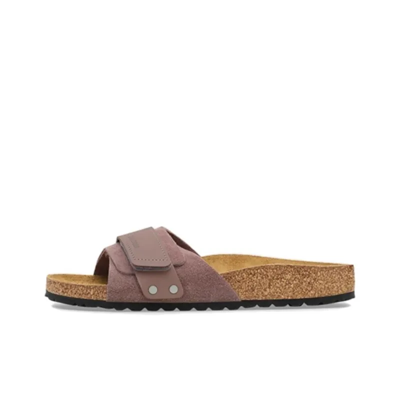 Birkenstock Slide Slippers Women's Purple Narrow Fit-0