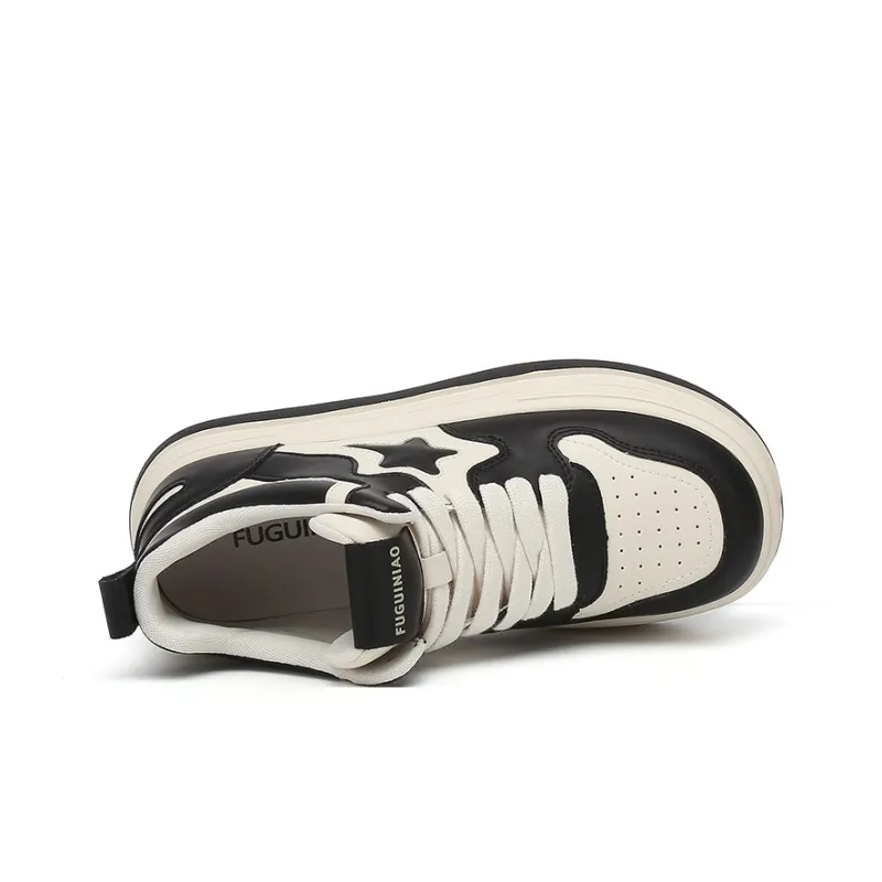 Rich Birds Height Increasing Breathable High-Top Casual Shoes Women's-3