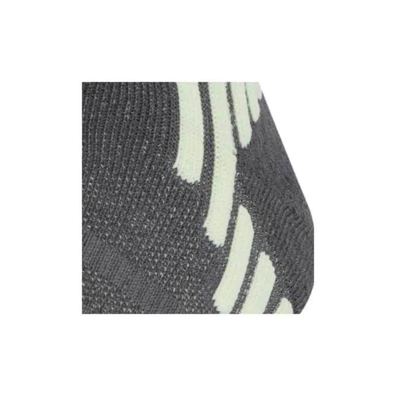 Adidas PERFORMANCE TRAINING QUARTER SOCKS Mid-Calf Socks Unisex Gray 6/7 Green Firework-4