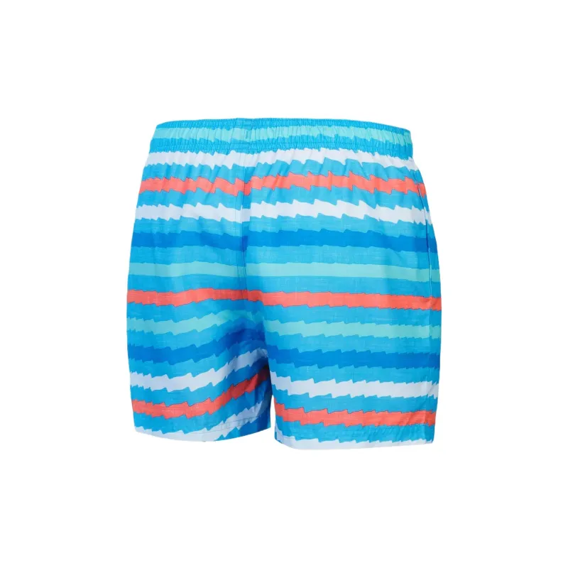 Speedo Men's Printed Leisure 14' Swim Shorts Blue Swimming Shorts Men Blue-1