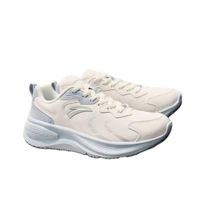 Anta Height Increasing Lightweight Low-Top Casual Running Shoes Women's White Blue-2