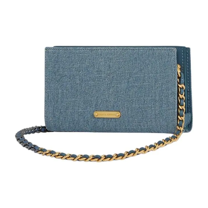 REBECCA MINKOFF Denim Wallet Women's Blue-1