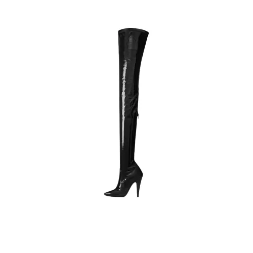 SAINT LAURENT Knee-high Boots Women's Black