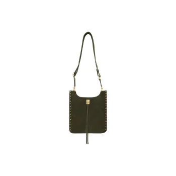 REBECCA MINKOFF Suede Shoulder Bag Crossbody Bag Medium Size Women's Moss