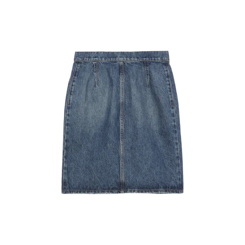 COPERNI Belt embellished Denim Skirt-1