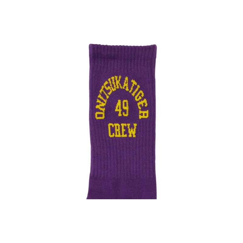 Onitsuka Tiger MIDDLE SOCKS Mid Calf Socks Unisex 1 Pack Purple-2
