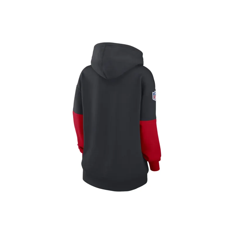 Nike Houston Texans Sideline Essential Women's Nike Nfl Pullover Hoodie-1