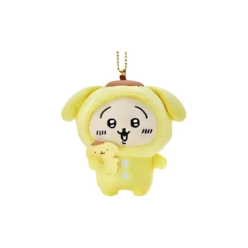Chiikawa x Sanrio Usagi Dolls Plush Pendant 11cm High-1