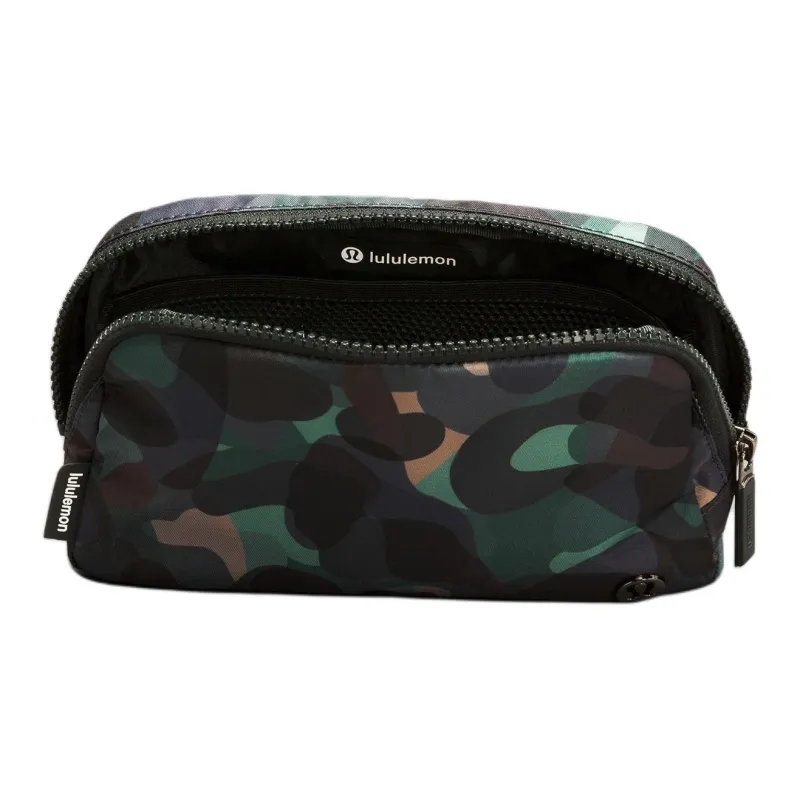 Lululemon Nylon Crossbody Fanny Pack Regular Unisex Wave Minnie Multicolor Black Pine-1