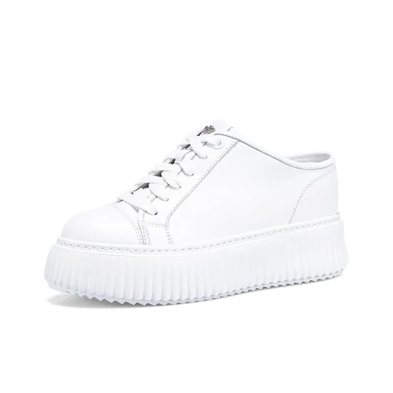 IiJin Wrap toe Slippers Women's White-1