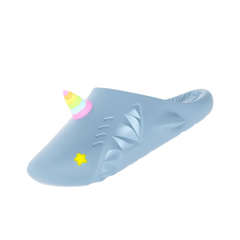 HelloSlippers Sharkicks Mule Unicorn Starry Eyes Closed Toe Slippers Unisex-1