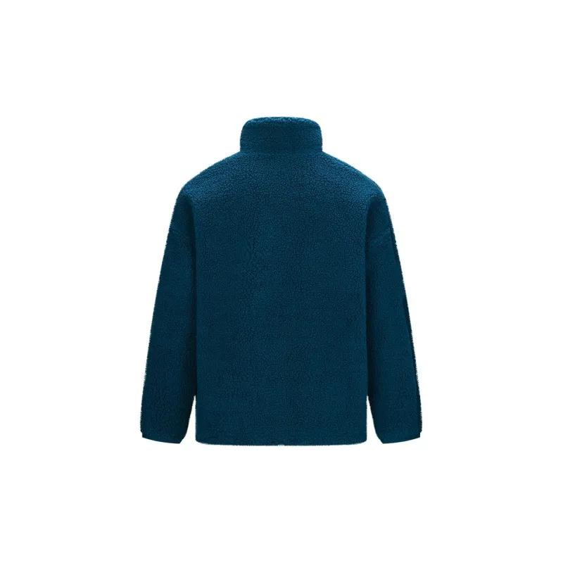 Reebok Retro Sports Stand Collar Jackets Unisex Regimental Blue-1