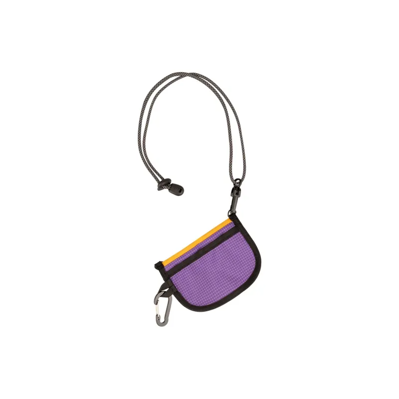 SUMAYZOY Nylon Coin Purses Card Holders Unisex Cheese Purple/Proton Black/Sea Salt Khaki-1