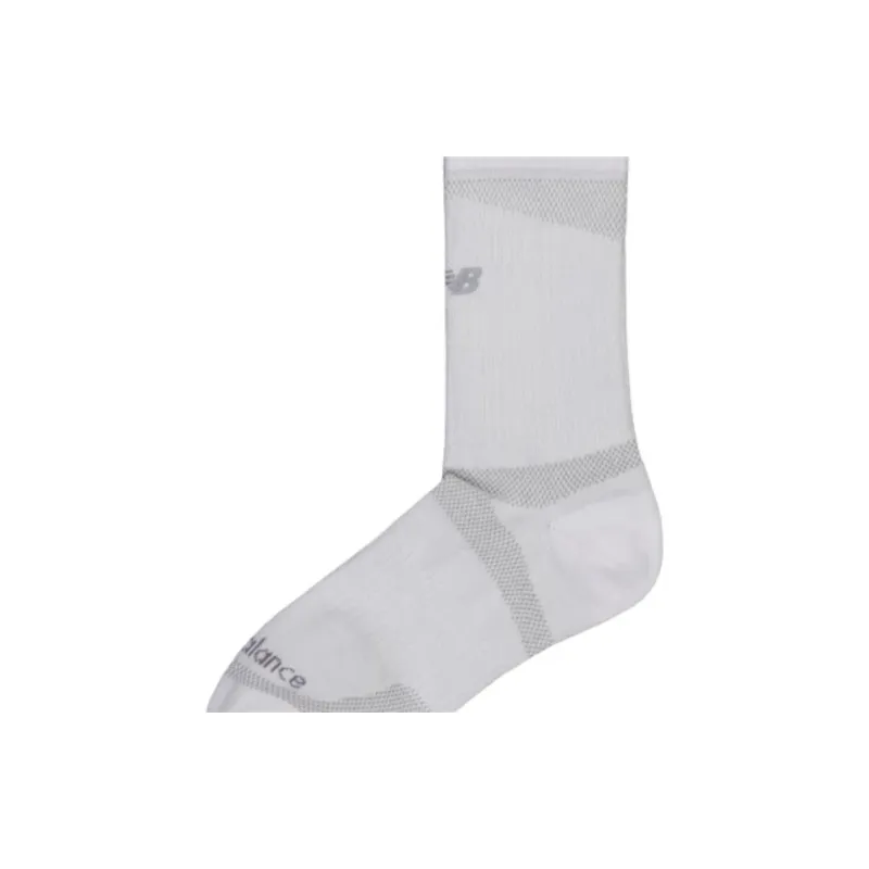 New Balance Mid Calf Socks Unisex 1 Pack White-1