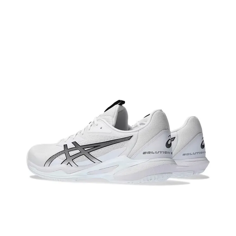 Asics Solution Speed FF 3 Slip Resistant Low Top Tennis Shoes Men White Black-2