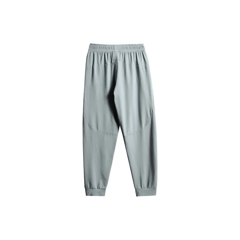 ZONEiD Knitted Sports Pants Men Light Blue Gray-1