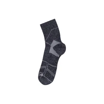 Columbia Unisex Black Socks Ux Hik Crw-Md Wt-Lrg Pair Of 1 Mid-Calf Socks Unisex 1 Pack Charcoal