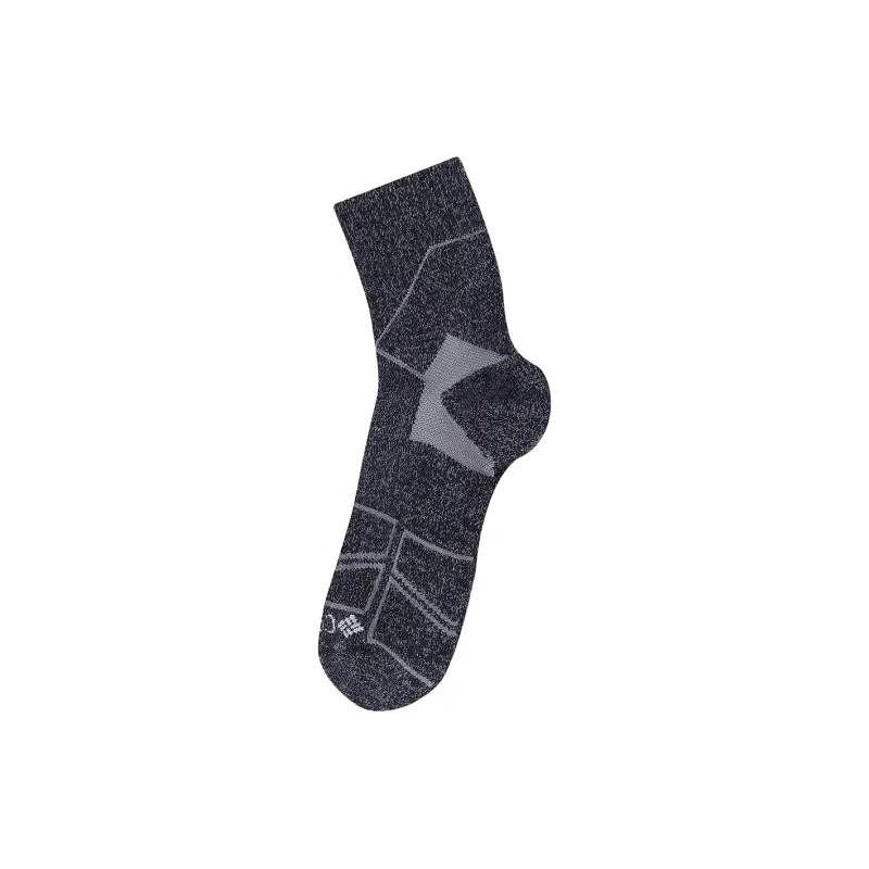 Columbia Unisex Black Socks Ux Hik Crw-Md Wt-Lrg Pair Of 1 Mid-Calf Socks Unisex 1 Pack Charcoal-0