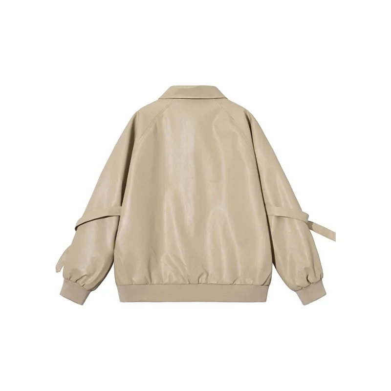 SUPEREALLY Leather Jacket Unisex-3