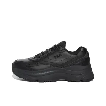 FILA Abrasion Resistant Slip Resistant Low Top Casual Shoes Unisex Black