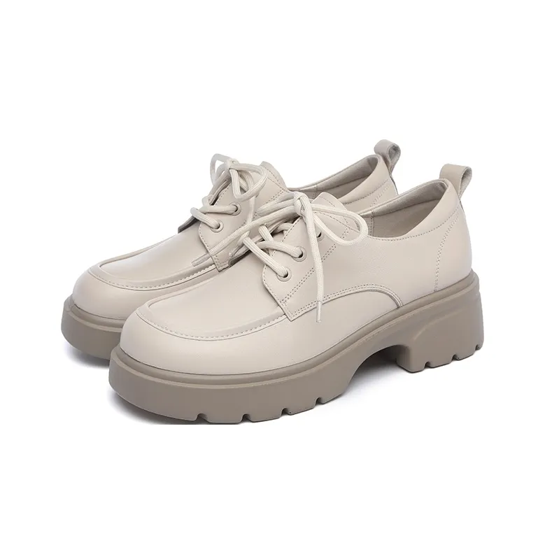 AOKANG Casual Height Increasing Platform Unlined Shoes Women's-4
