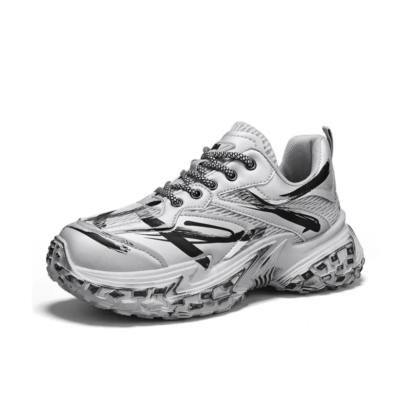 M.M Party Anti Slip Wear Resistant Low Top Chunky Sneakers Men-25