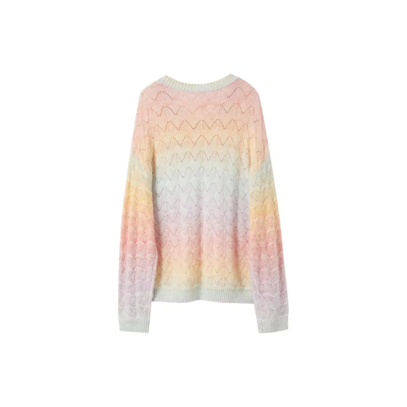 3COLOUR Sweater Women's Pink Blended-1