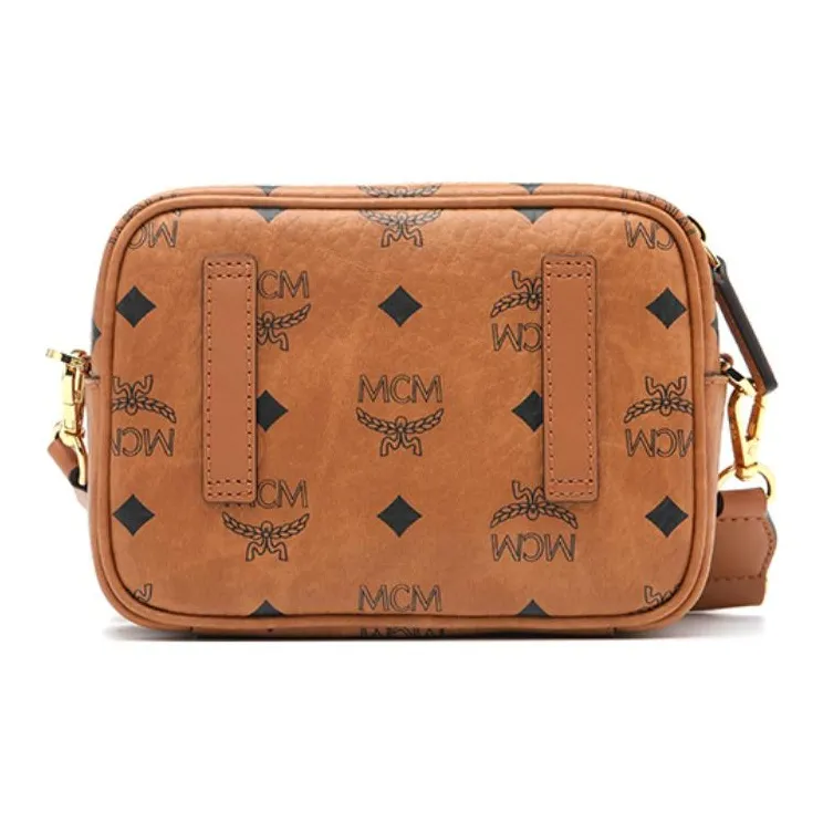 MCM Klassik Crossbody X Mini Visetos Cognac-3