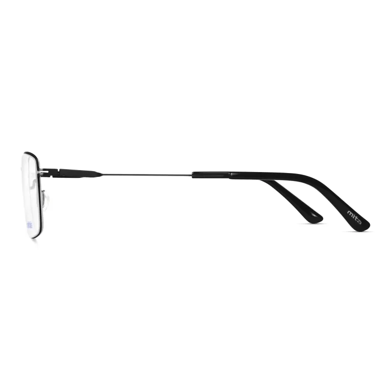 Mita Stainless Steel Square Eyeglass Frames Men-2