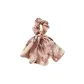 Pink Floral[Chiffon Hair Tie]