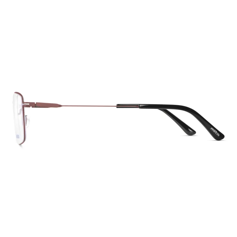Mita Stainless Steel Square Eyeglass Frames Men-5