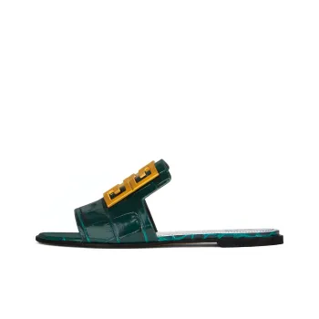 GIVENCHY 4G Slide Slippers Women's Green
