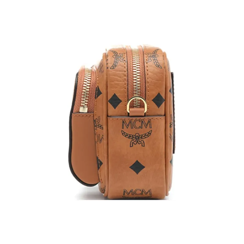 MCM Klassik Crossbody X Mini Visetos Cognac-2
