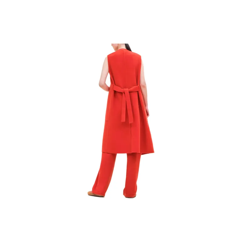 HERMES Cashmere Sweater Women's Red-1