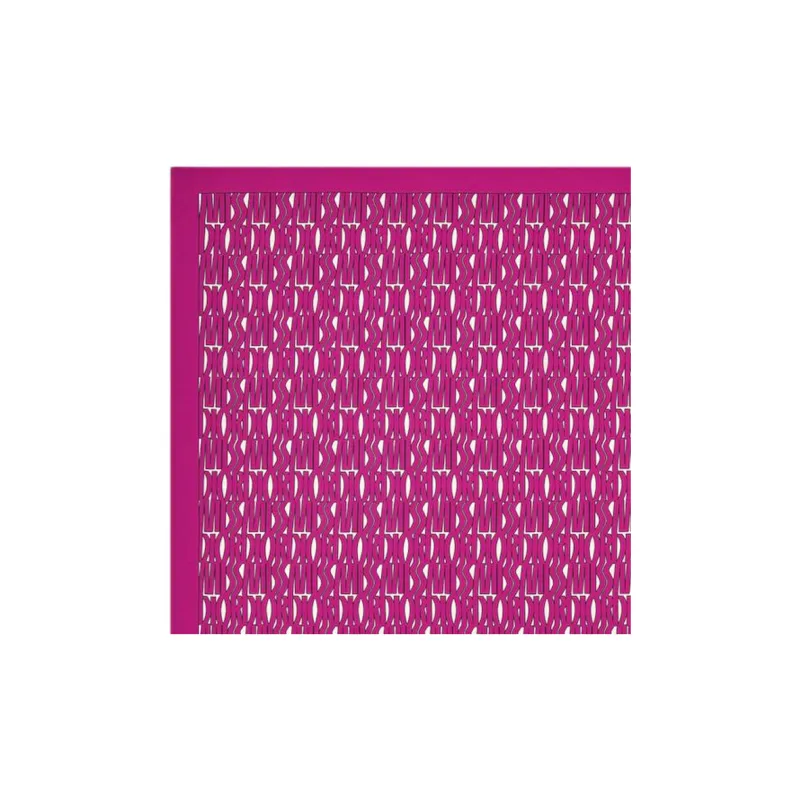 DIOR Cotton Knit Scarves Women's Fuchsia-1