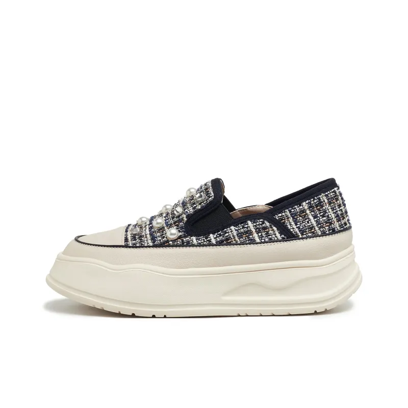 OULISASI Wear Resistant Low Top Casual Shoes Women's-10