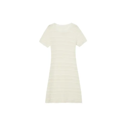 WESTLINK Short-Sleeved Dresses Women's Off White