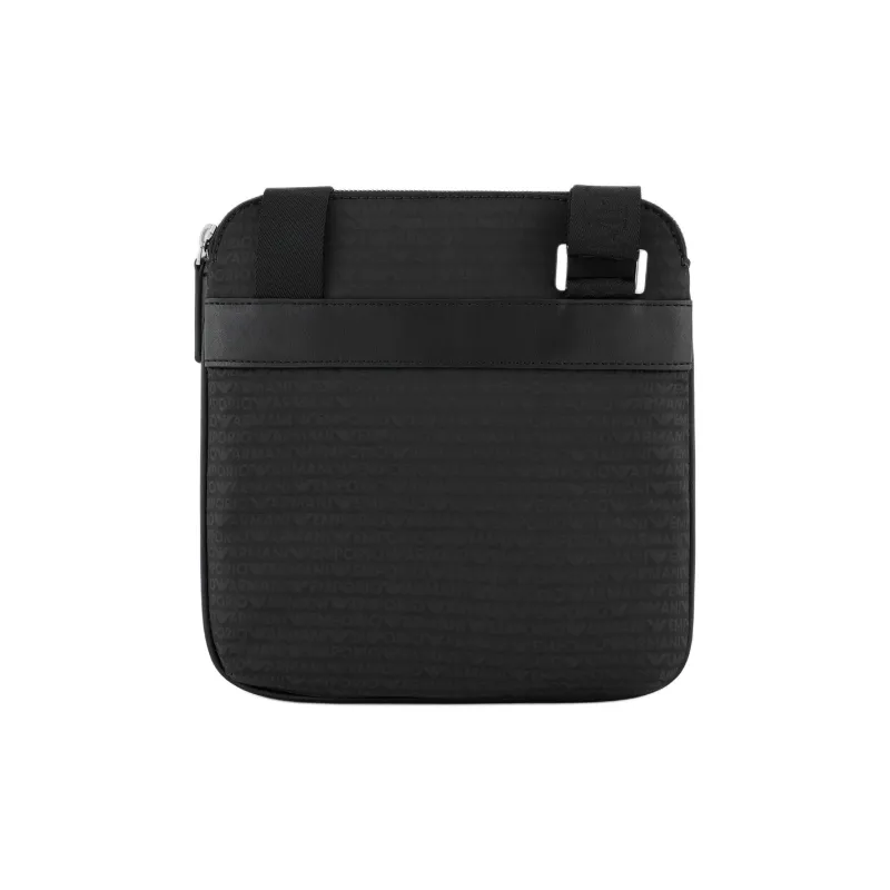 EMPORIO ARMANI Polyamide Shoulder Bag, Crossbody Bag Men Black-3