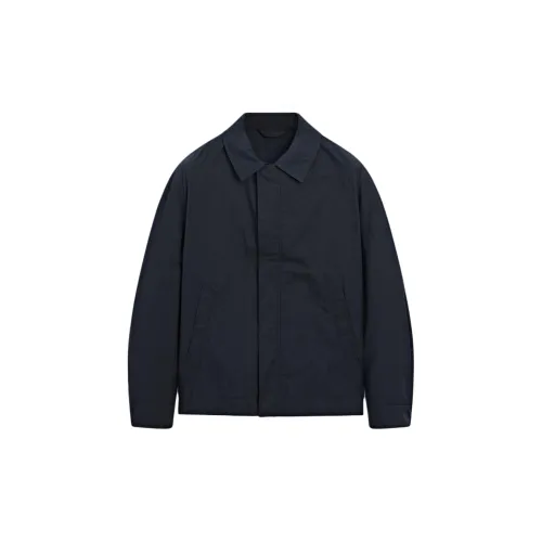 Massimo Dutti Jackets Men Sea Blue