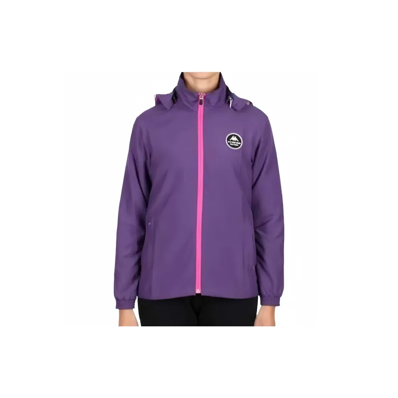 Kappa Jackets Coats Women's Dark Purple Peach Pink-1