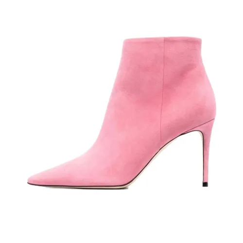 SCAROSSO X Brian Atwood Anya Suede Ankle Boots