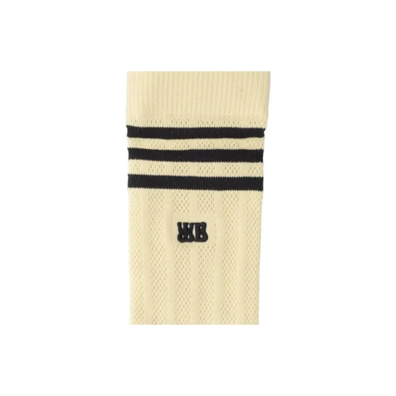 Adidas Mid Calf Socks Men's Beige-3
