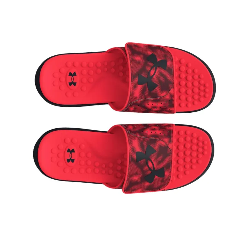 Under Armour Ignite Pro Slip Resistant Abrasion Resistant Slide Slippers Men Red-3